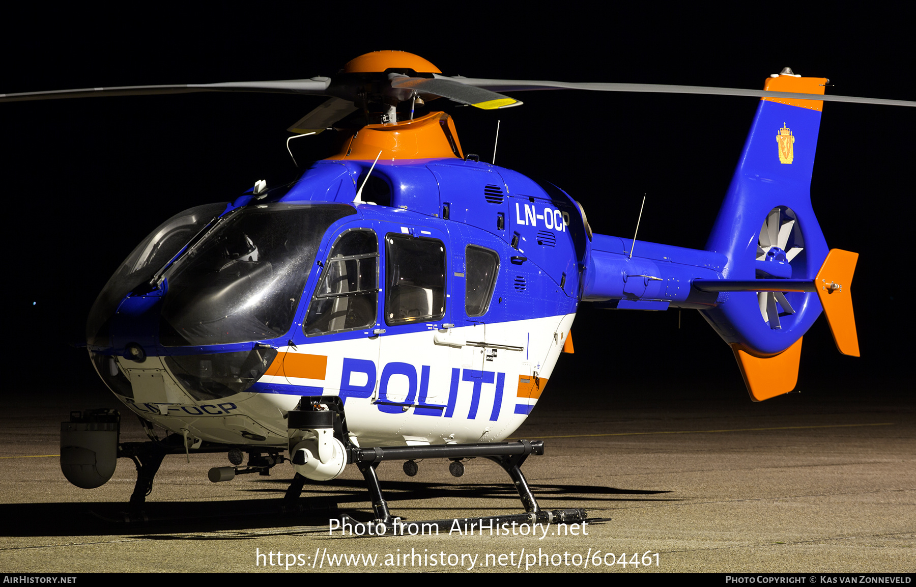 Aircraft Photo of LN-OCP | Eurocopter EC-135T-2 | Politi | AirHistory.net #604461