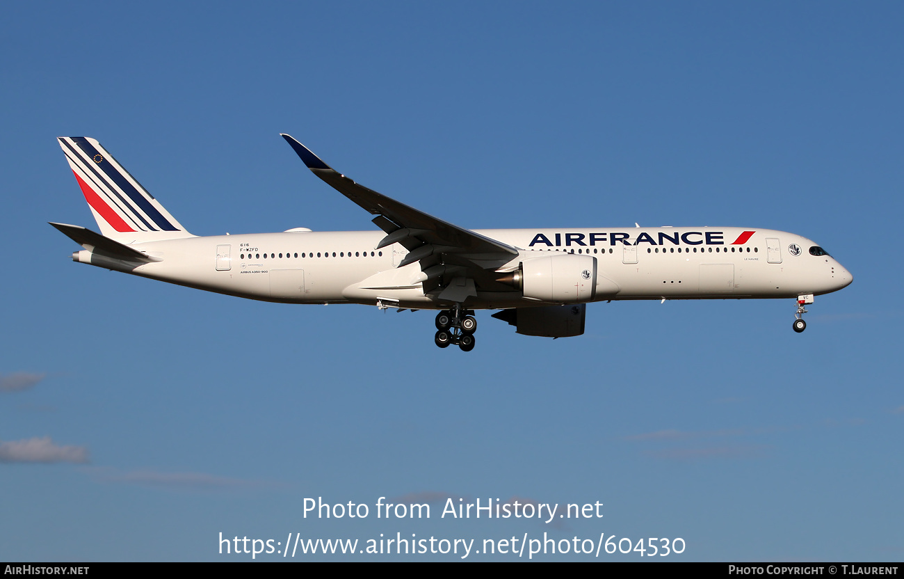 Aircraft Photo of F-WZFD | Airbus A350-941 | Air France | AirHistory.net #604530