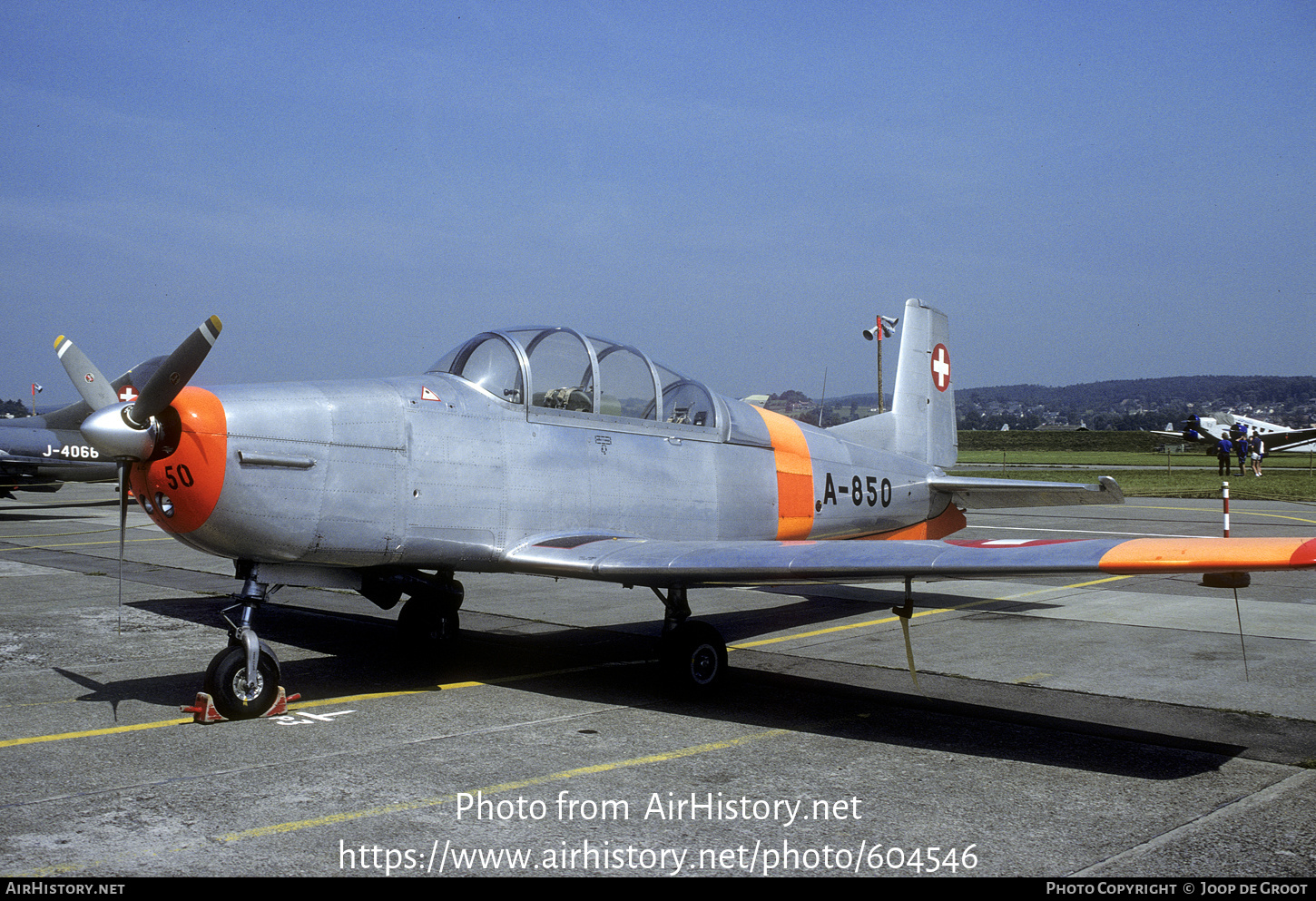 Aircraft Photo of A-850 | Pilatus P-3-05 | Switzerland - Air Force | AirHistory.net #604546