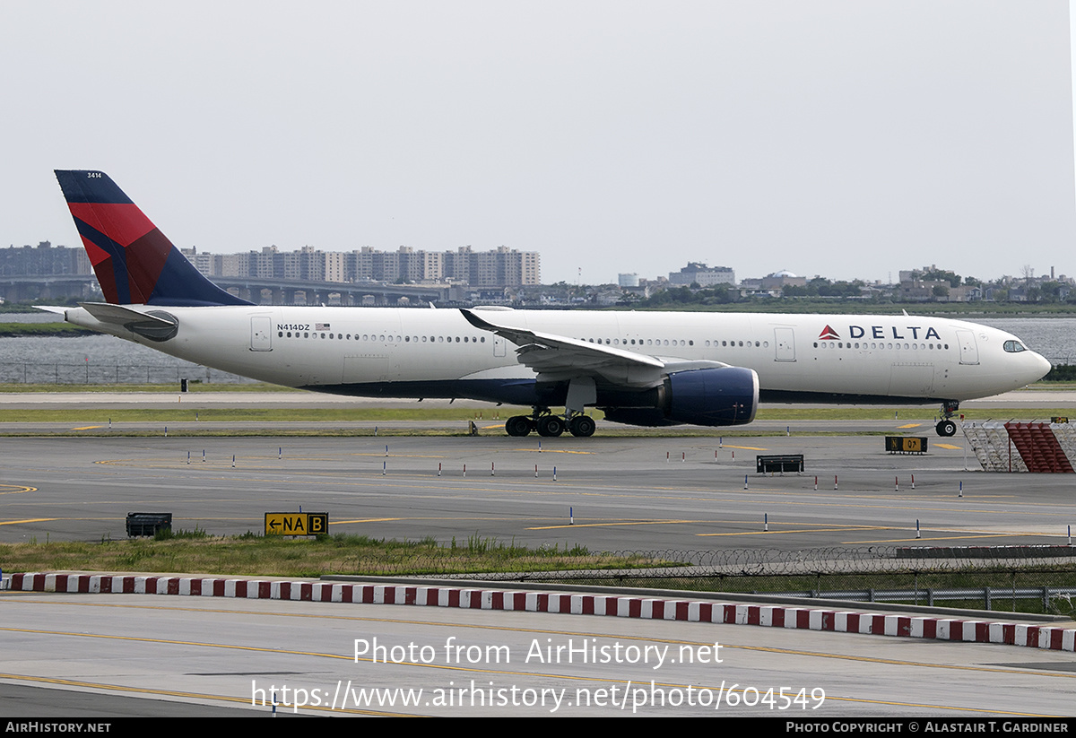 Aircraft Photo of N414DZ | Airbus A330-941N | Delta Air Lines | AirHistory.net #604549