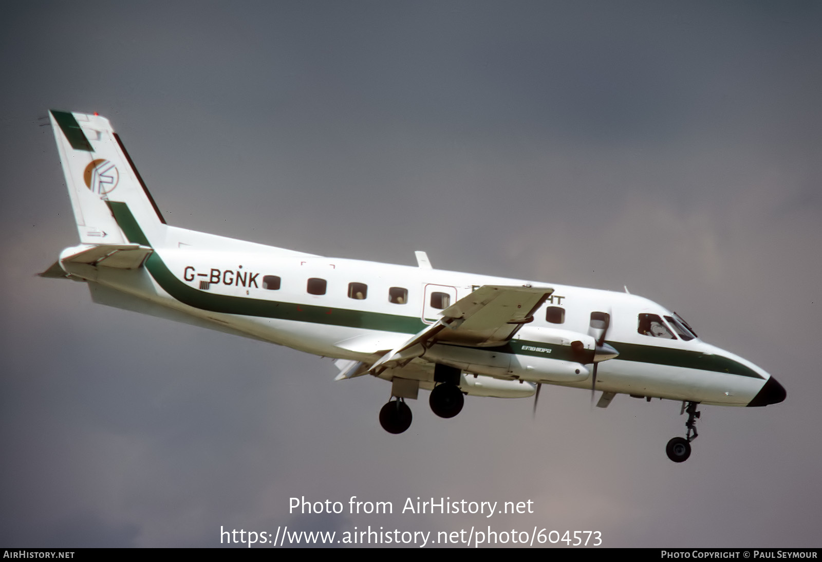 Aircraft Photo of G-BGNK | Embraer EMB-110P2 Bandeirante | Fairflight | AirHistory.net #604573