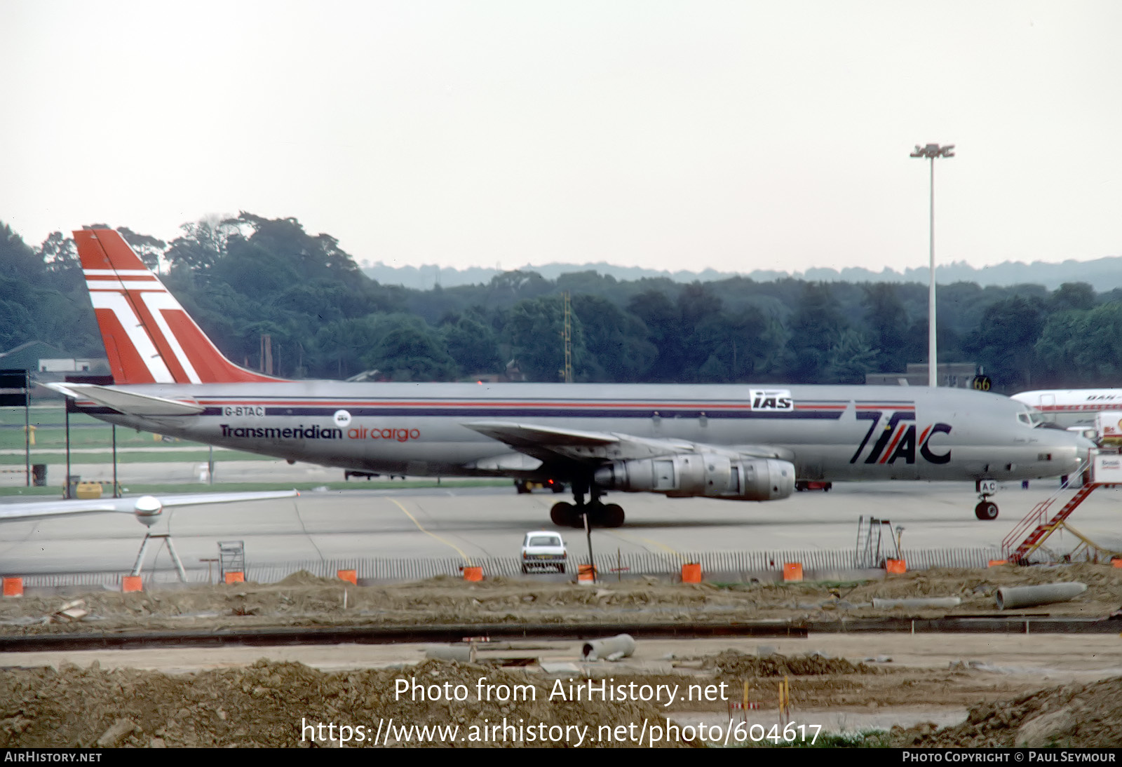 Aircraft Photo of G-BTAC | Douglas DC-8-54F | Transmeridian Air Cargo | AirHistory.net #604617