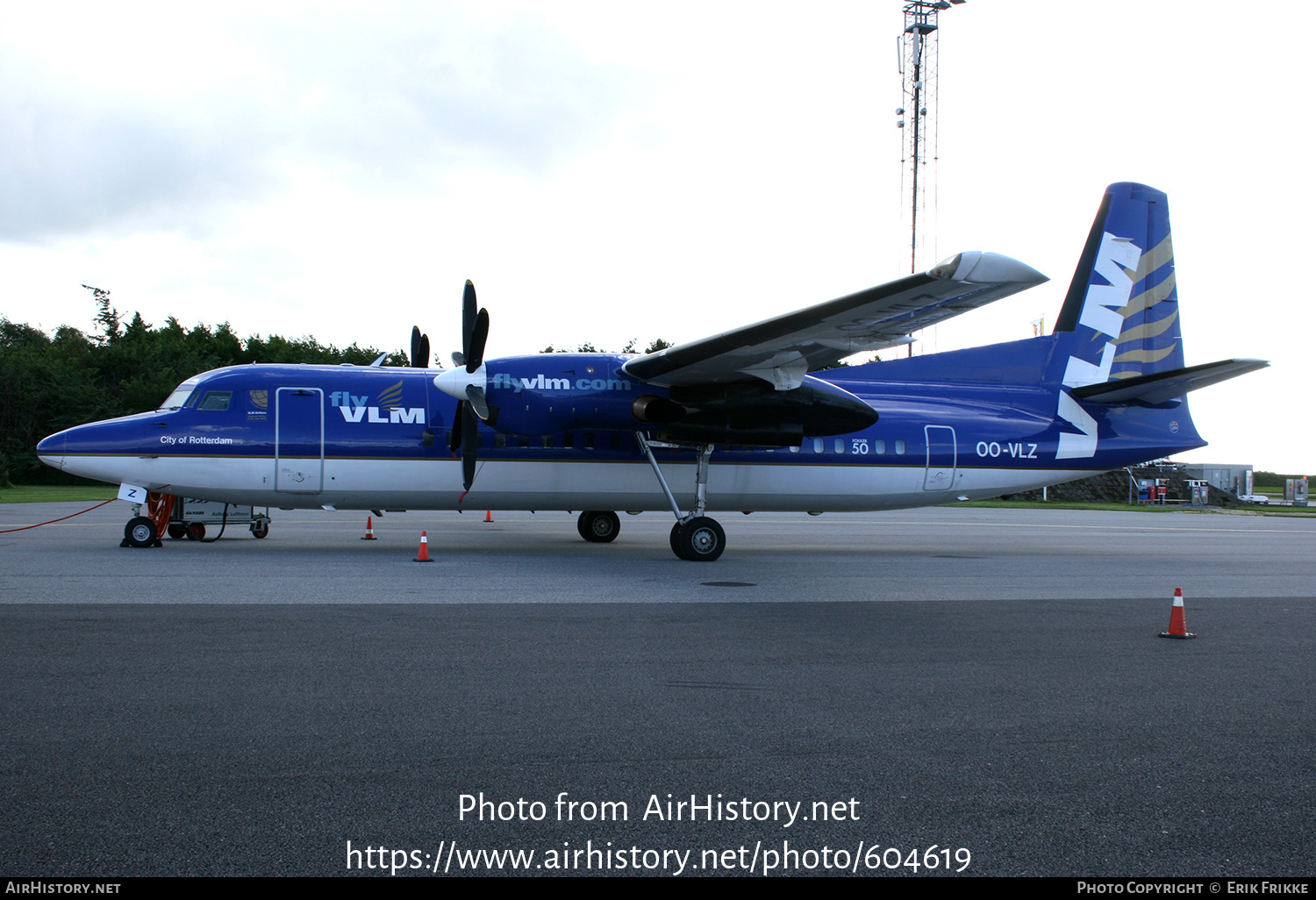 Aircraft Photo of OO-VLZ | Fokker 50 | VLM Airlines | AirHistory.net #604619