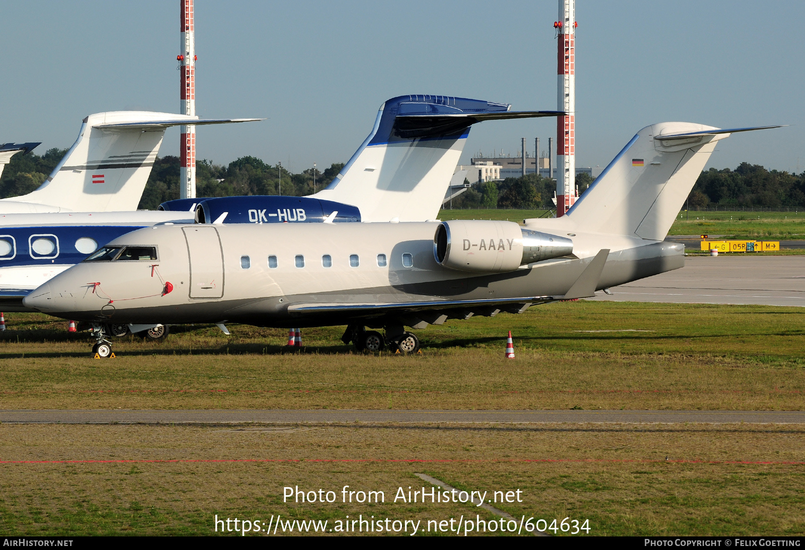 Aircraft Photo of D-AAAY | Bombardier Challenger 604 (CL-600-2B16) | AirHistory.net #604634