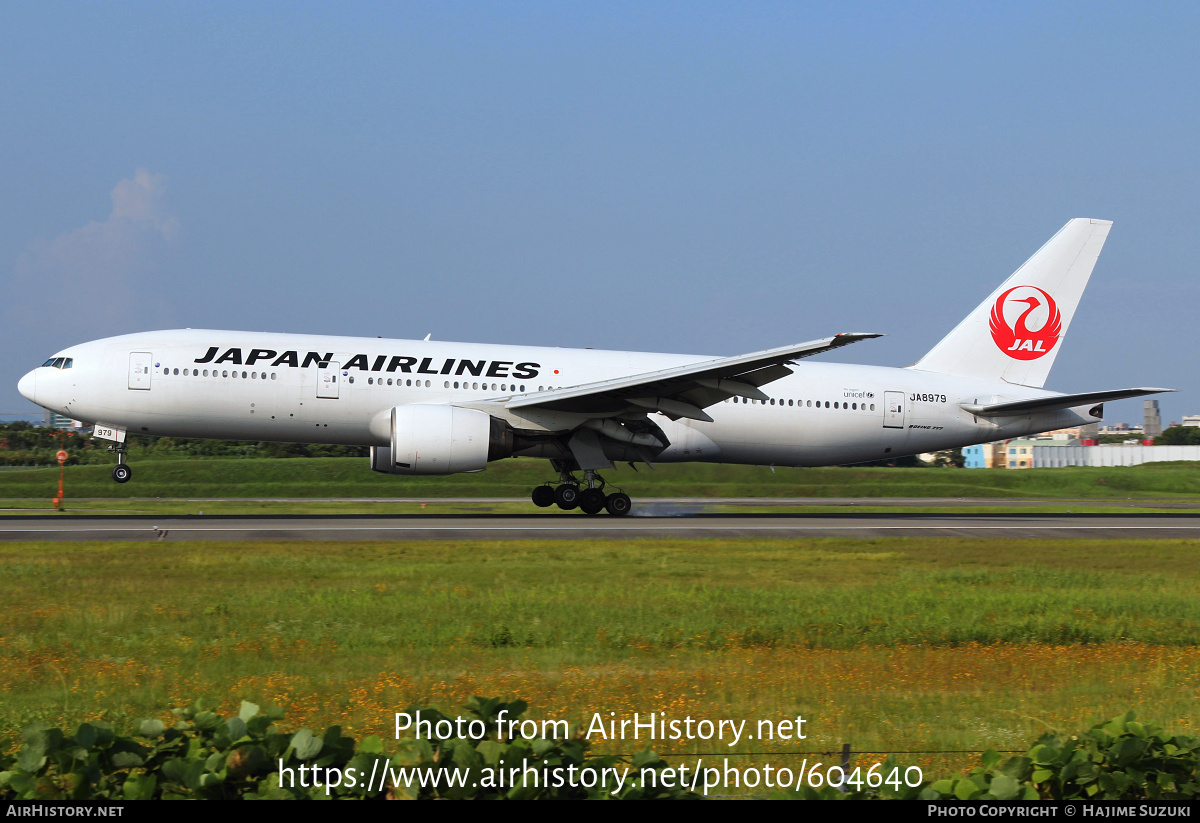 Aircraft Photo of JA8979 | Boeing 777-289 | Japan Airlines - JAL | AirHistory.net #604640