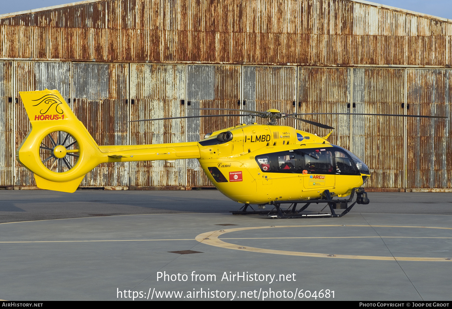 Aircraft Photo of I-LMBD | Airbus Helicopters EC-145 (BK-117 D-2) | Babcock International | AirHistory.net #604681