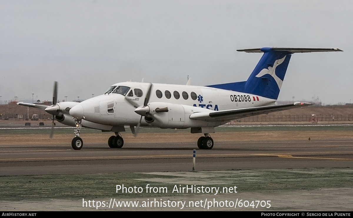 Aircraft Photo of OB-2088 | Beechcraft B200 King Air | ATSA - Aero Transporte | AirHistory.net #604705