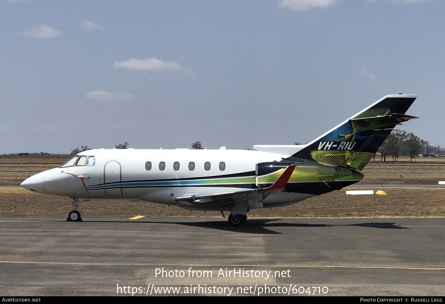 Aircraft Photo of VH-RIU | Raytheon Hawker 800XP | AirHistory.net #604710