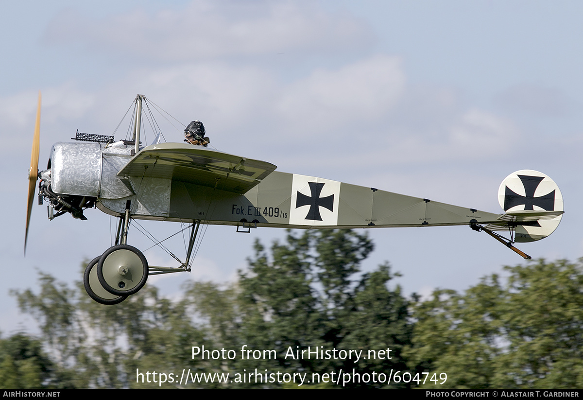 Aircraft Photo of OK-OUP-01 / 409/15 | Fokker E.III Eindecker (replica) | Germany - Air Force | AirHistory.net #604749