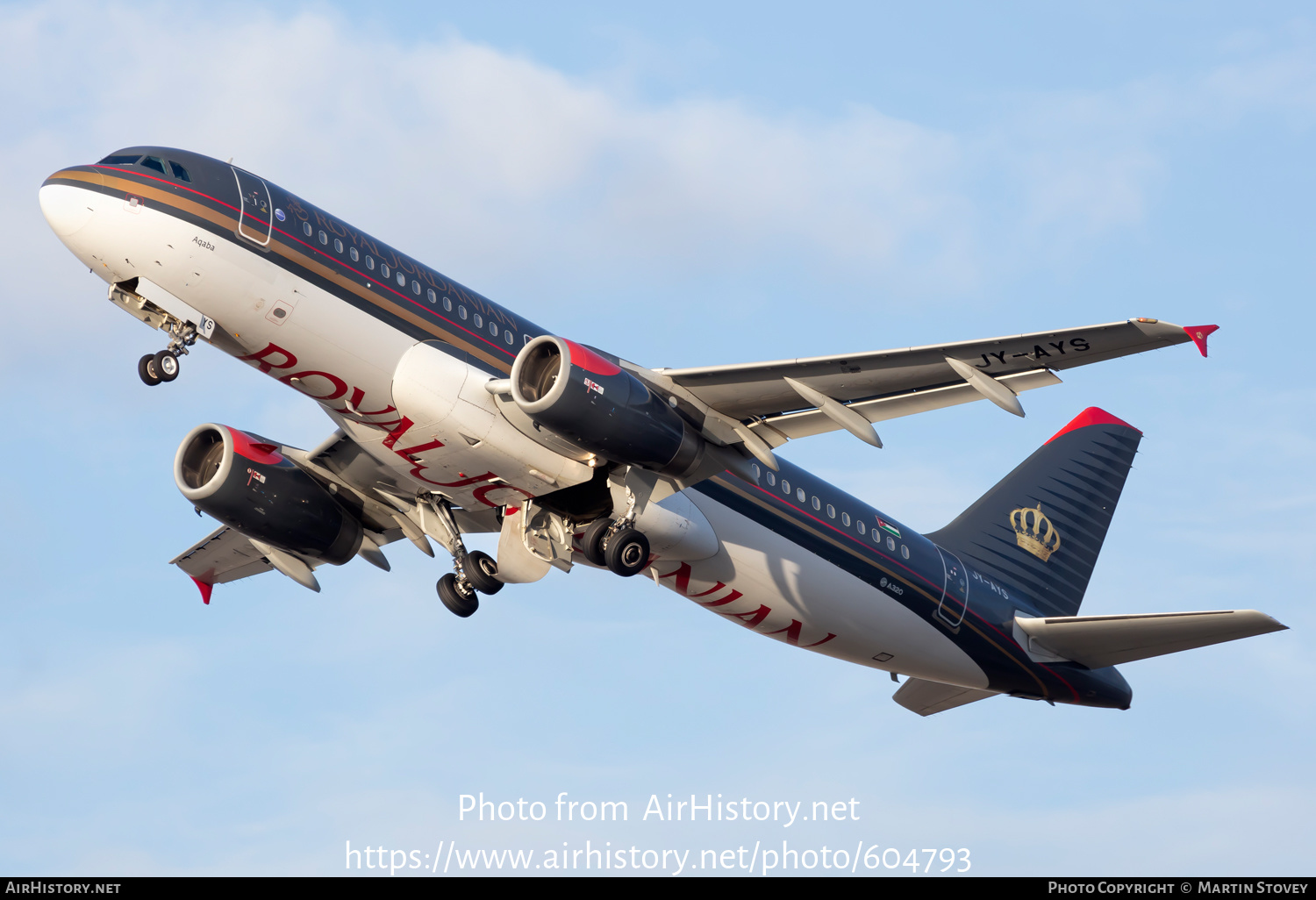 Aircraft Photo of JY-AYS | Airbus A320-232 | Royal Jordanian Airlines | AirHistory.net #604793