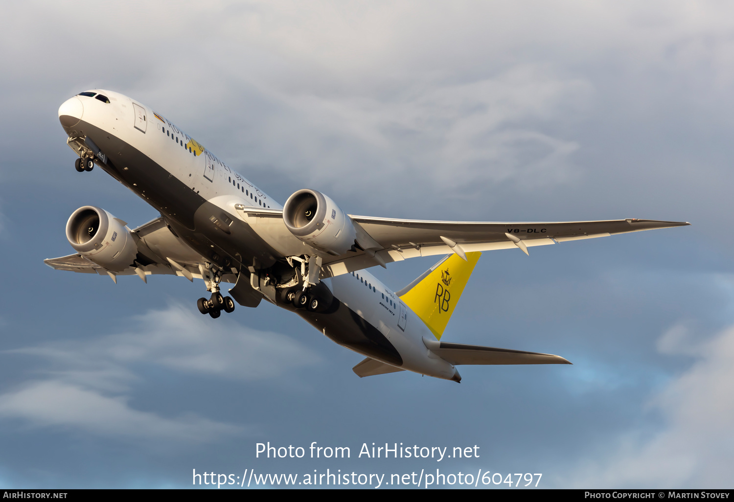 Aircraft Photo of V8-DLC | Boeing 787-8 Dreamliner | Royal Brunei Airlines | AirHistory.net #604797