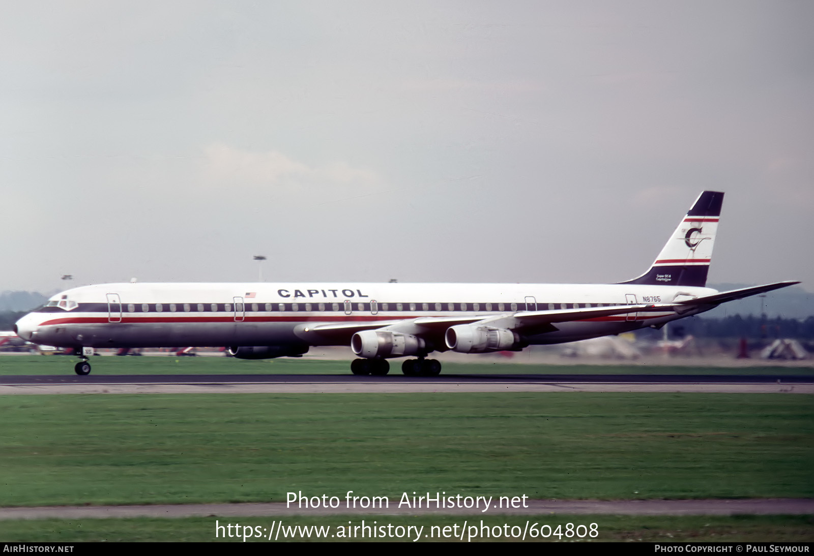 Aircraft Photo of N8765 | McDonnell Douglas DC-8-61 | Capitol International Airways | AirHistory.net #604808