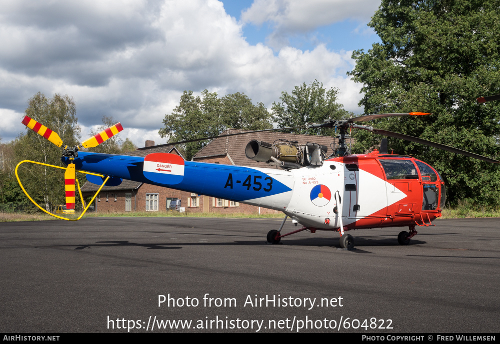 Aircraft Photo of A-453 | Sud SE-3160 Alouette III | Netherlands - Air Force | AirHistory.net #604822