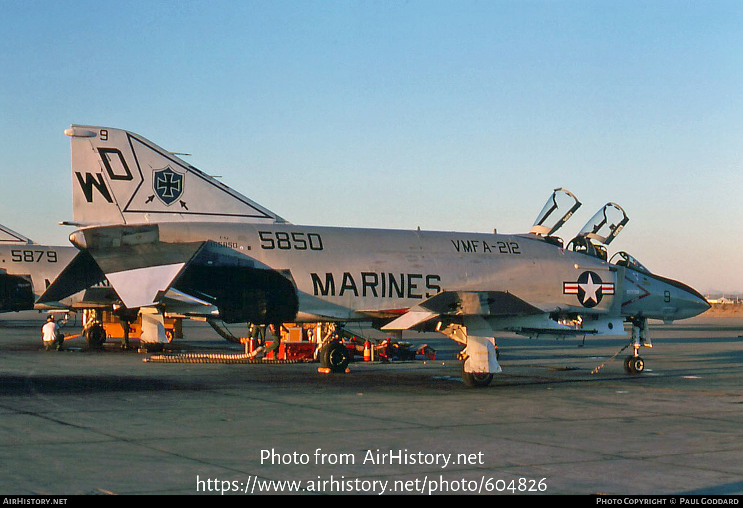 Aircraft Photo of 155850 / 5850 | McDonnell Douglas F-4J Phantom II | USA - Marines | AirHistory.net #604826