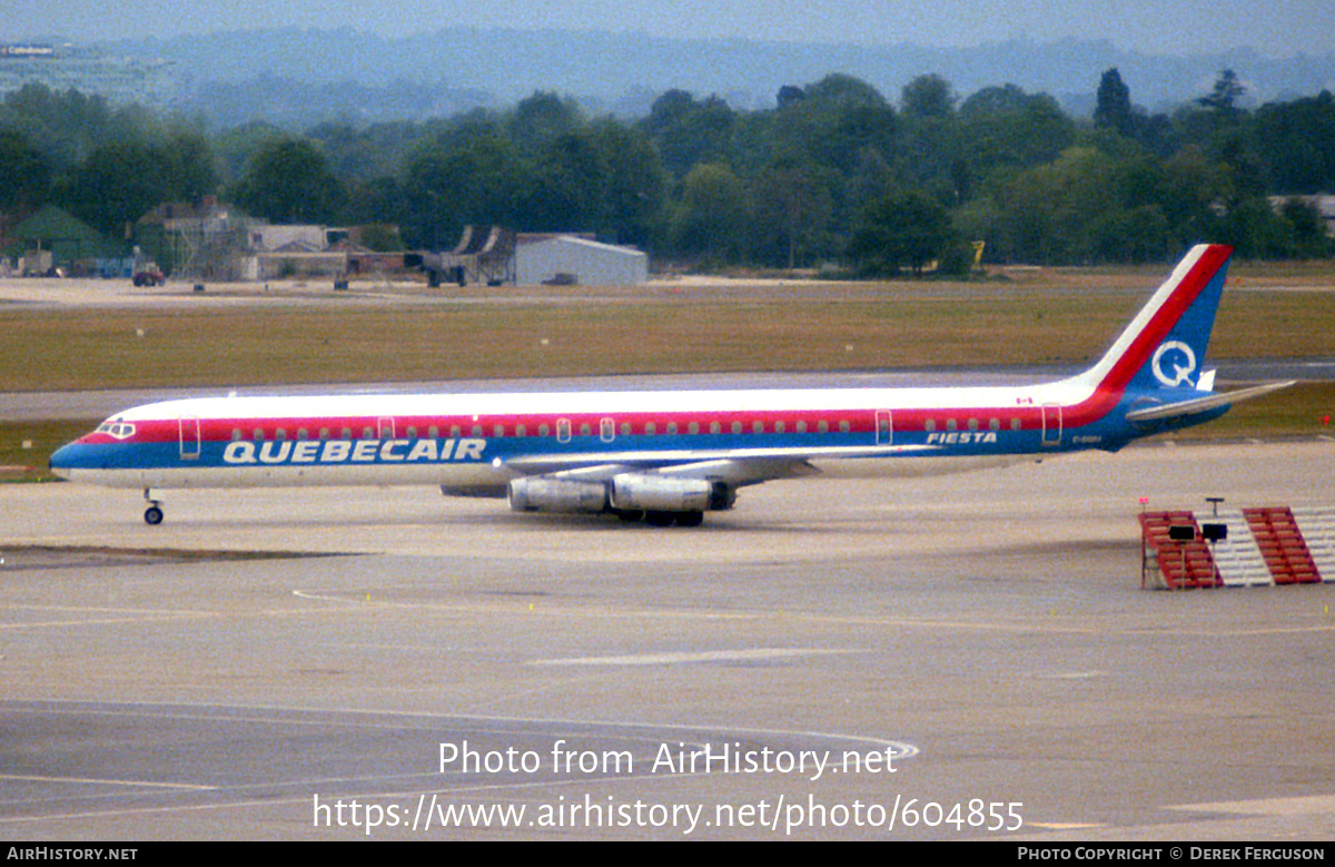 Aircraft Photo of C-GQBA | McDonnell Douglas DC-8-63 | Quebecair | AirHistory.net #604855