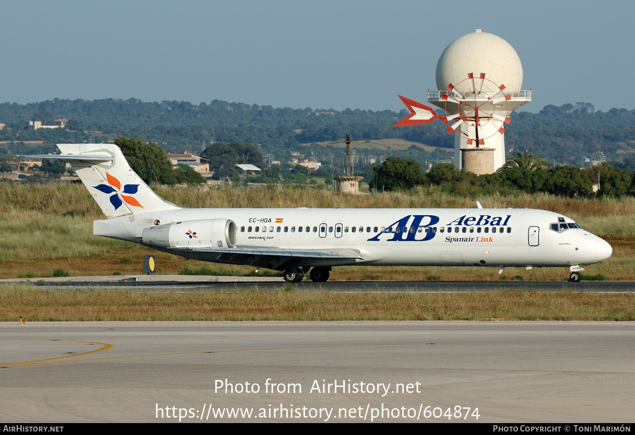 Aircraft Photo of EC-HOA | Boeing 717-2CM | AeBal | AirHistory.net #604874