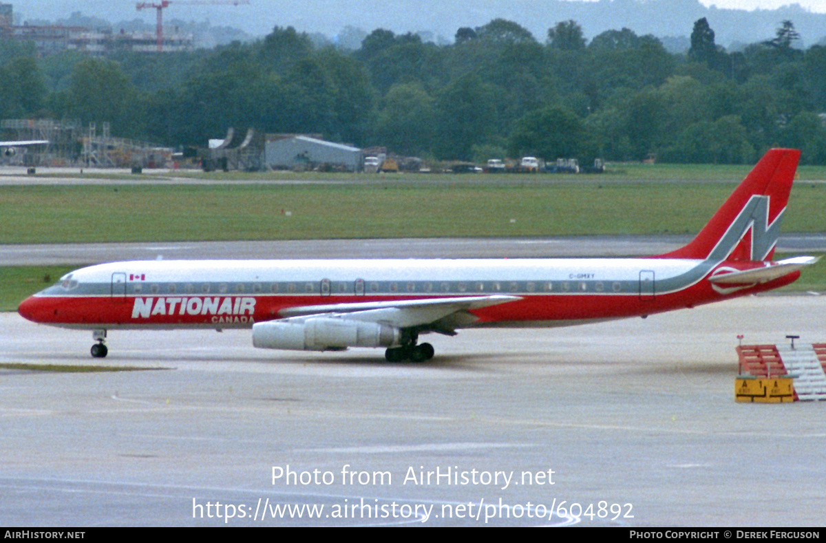 Aircraft Photo of C-GMXY | McDonnell Douglas DC-8-62 | Nationair | AirHistory.net #604892