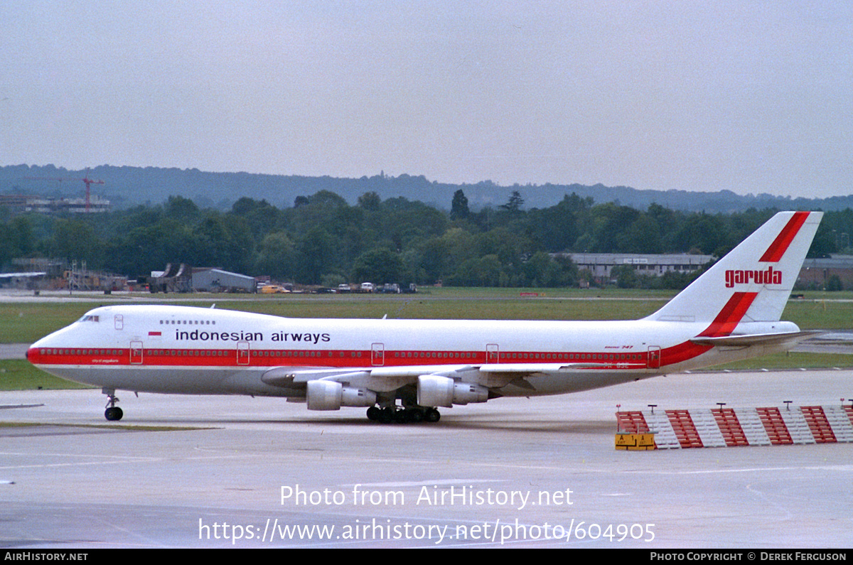 Aircraft Photo of PK-GSE | Boeing 747-2U3B | Garuda Indonesian Airways | AirHistory.net #604905