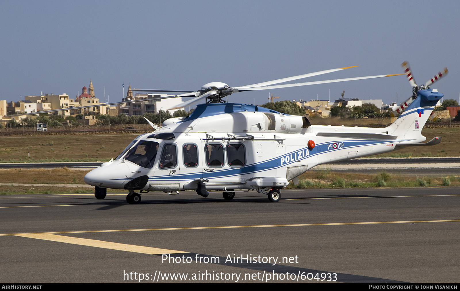 Aircraft Photo of MM81815 | Leonardo AW-139 | Italy - Polizia | AirHistory.net #604933