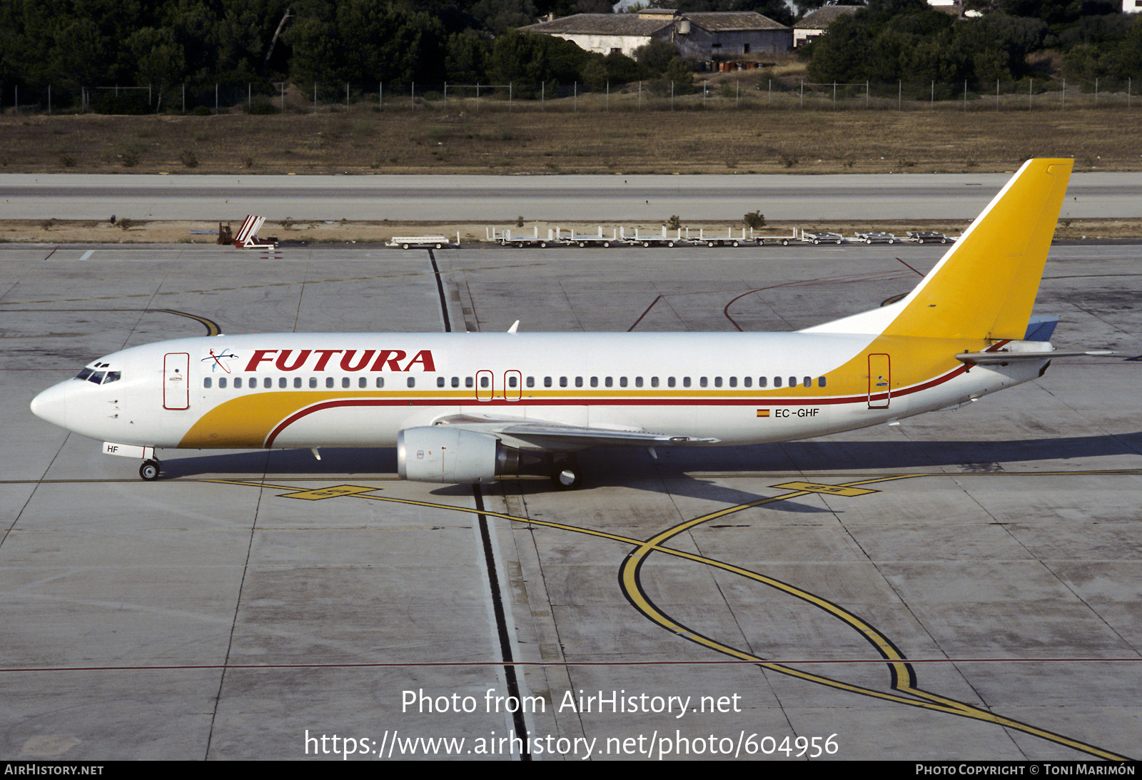 Aircraft Photo of EC-GHF | Boeing 737-46B | Futura International Airways | AirHistory.net #604956