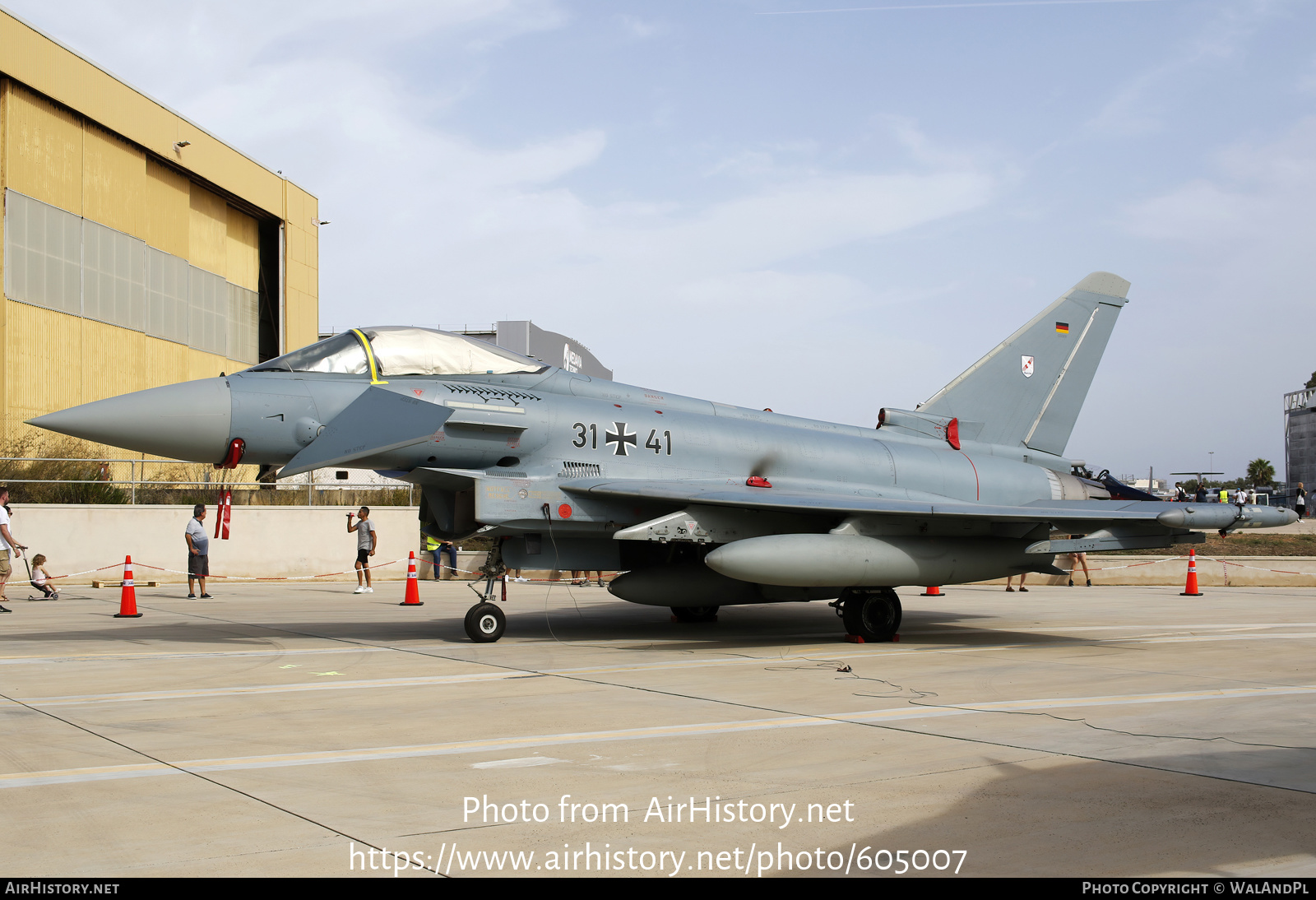 Aircraft Photo of 3141 | Eurofighter EF-2000 Typhoon S | Germany - Air Force | AirHistory.net #605007