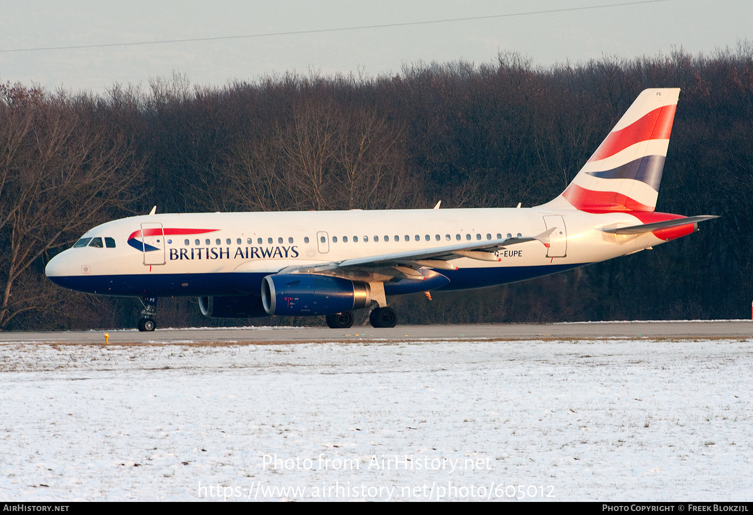 Aircraft Photo of G-EUPE | Airbus A319-131 | British Airways | AirHistory.net #605012