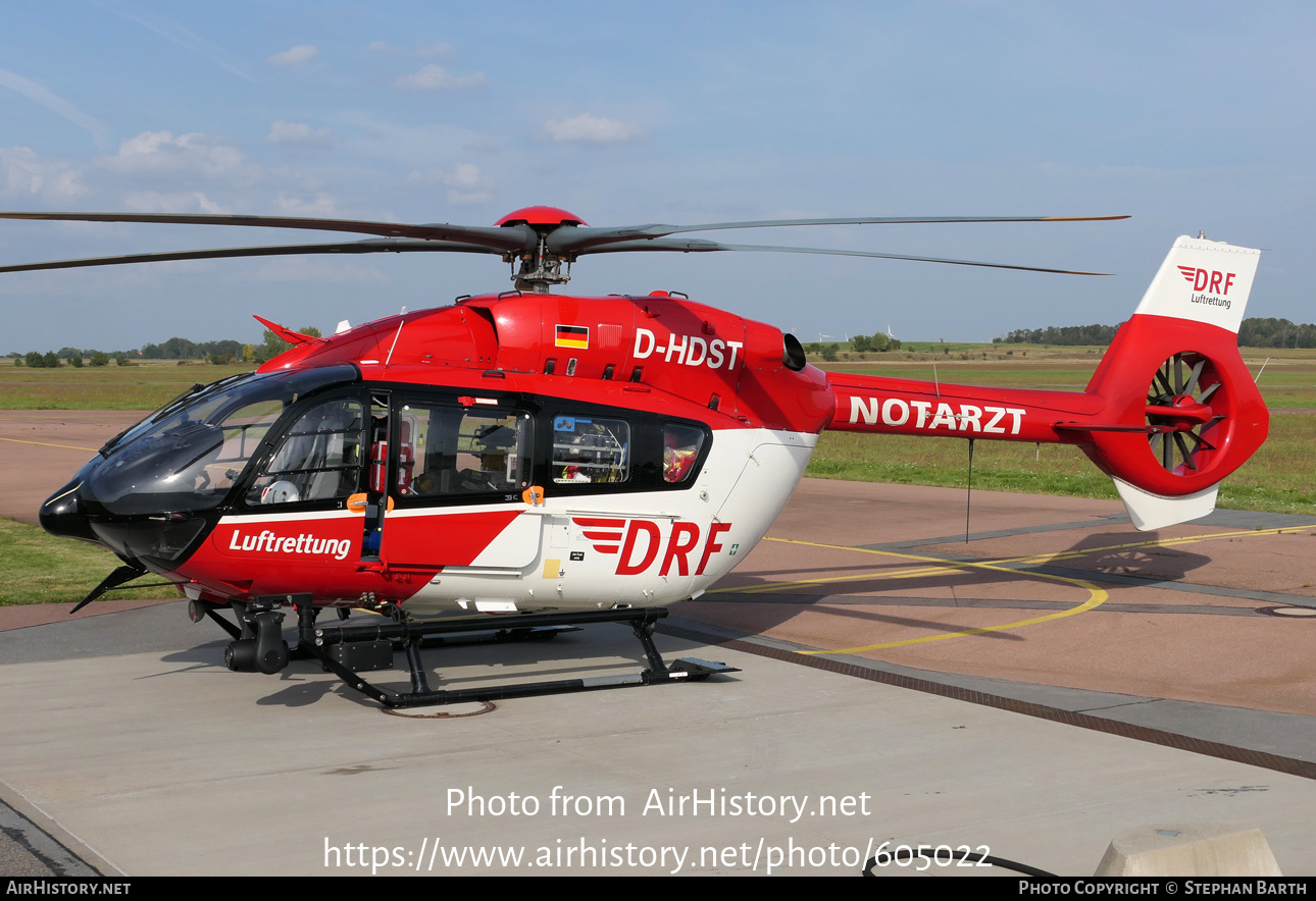 Aircraft Photo of D-HDST | Airbus Helicopters EC-145T-2 | DRF Luftrettung - German Air Rescue | AirHistory.net #605022