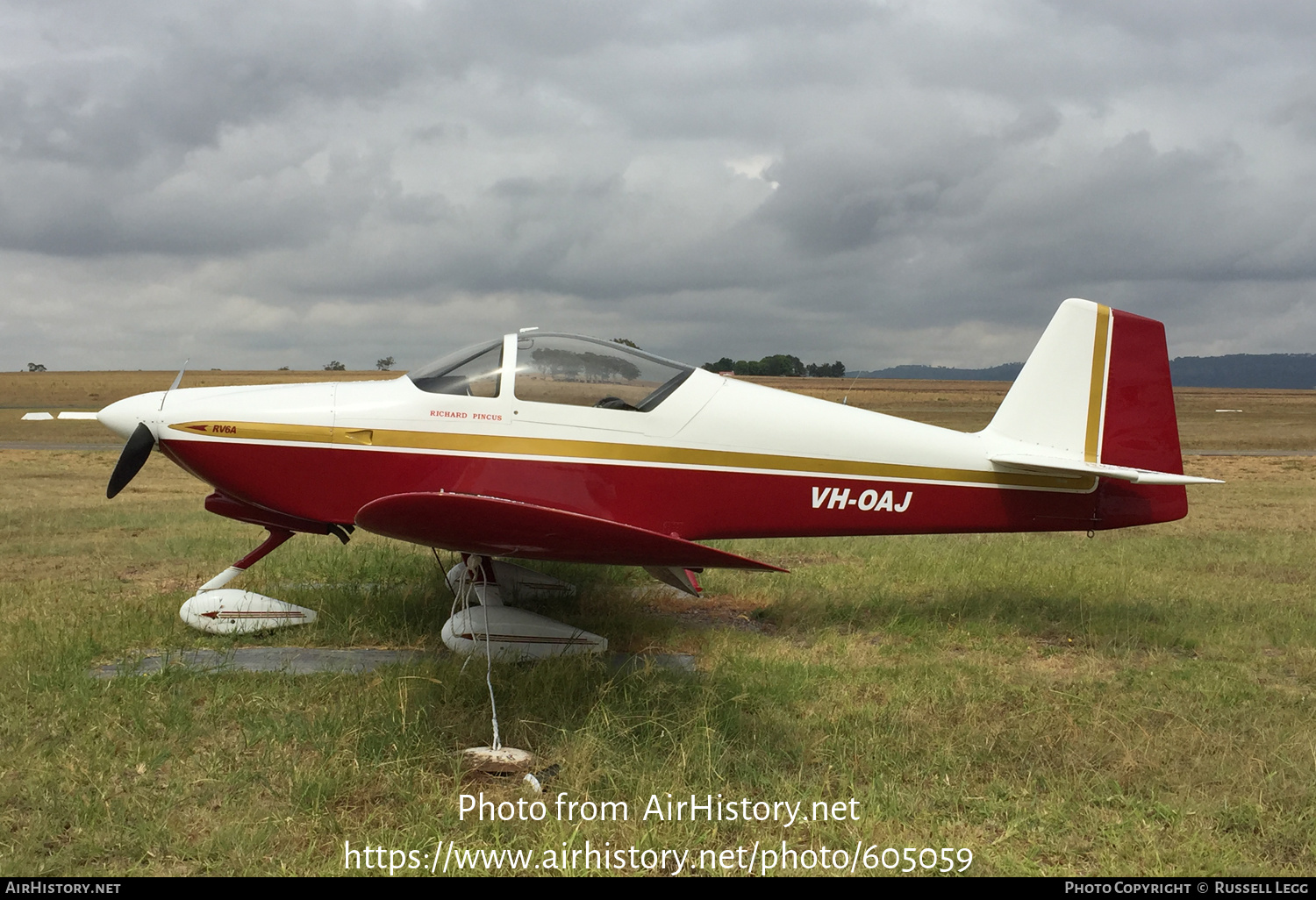 Aircraft Photo of VH-OAJ | Van's RV-6A | AirHistory.net #605059