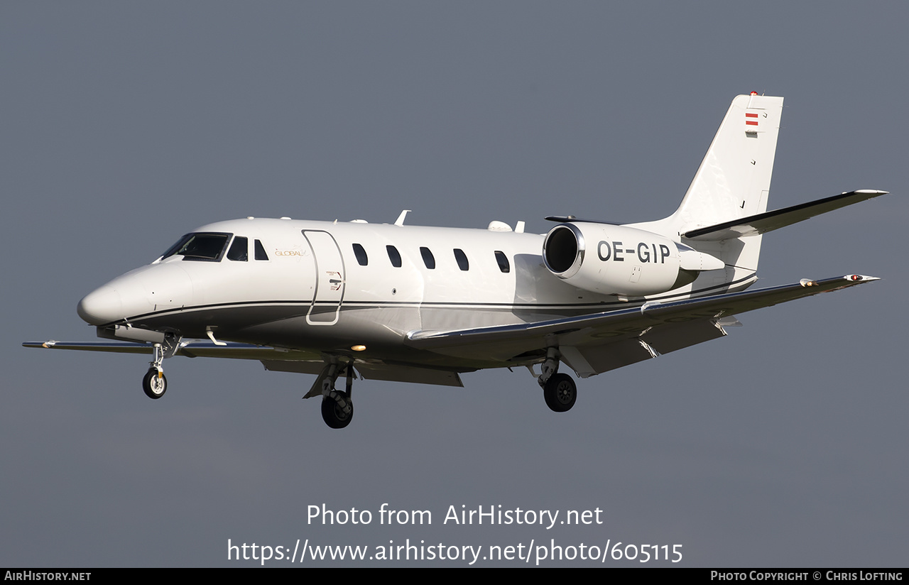 Aircraft Photo of OE-GIP | Cessna 560XL Citation XLS+ | Global Jet | AirHistory.net #605115