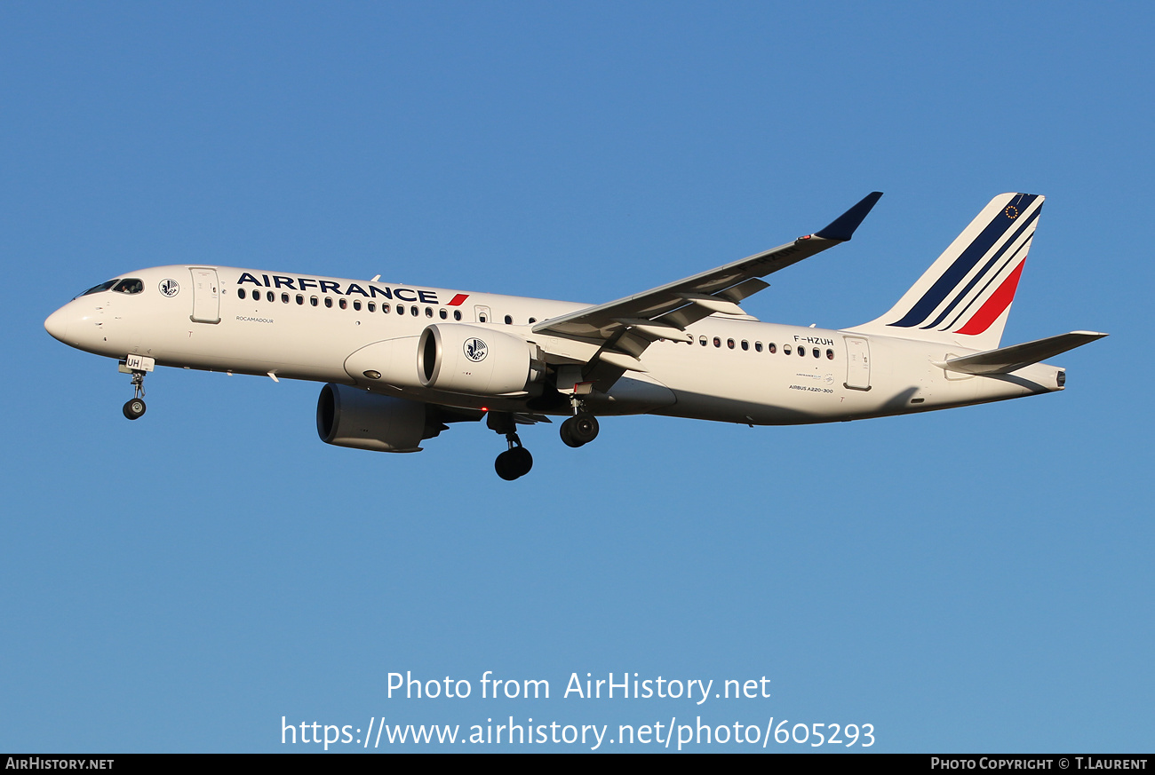 Aircraft Photo of F-HZUH | Airbus A220-371 (BD-500-1A11) | Air France | AirHistory.net #605293