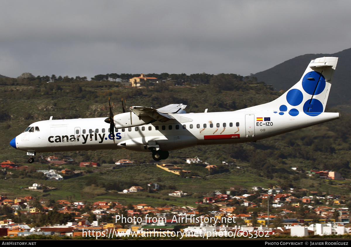 Aircraft Photo of EC-IZO | ATR ATR-72-500 (ATR-72-212A) | Canaryfly | AirHistory.net #605302