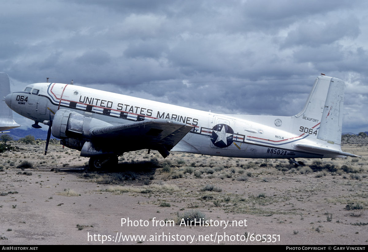 Aircraft Photo of N8502X / 9064 | Douglas C-117D (DC-3S) | USA - Marines | AirHistory.net #605351