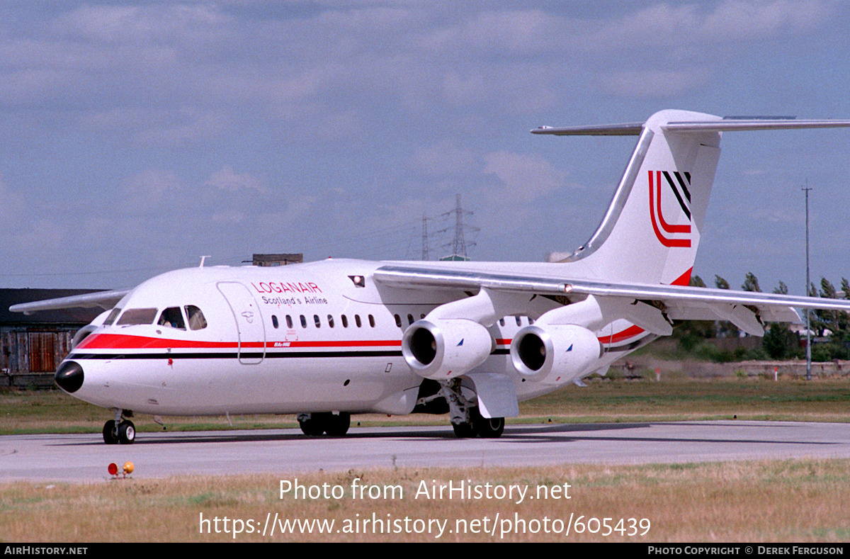 Aircraft Photo of G-OLCB | British Aerospace BAe-146-200A | Loganair | AirHistory.net #605439