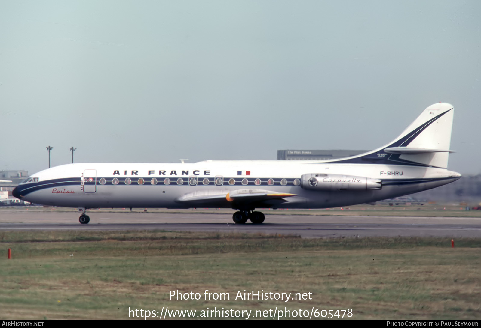 Aircraft Photo of F-BHRU | Sud SE-210 Caravelle III | Air France | AirHistory.net #605478