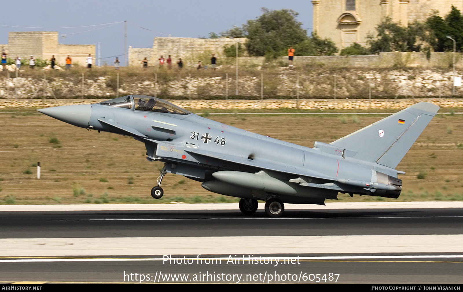 Aircraft Photo of 3148 | Eurofighter EF-2000 Typhoon | Germany - Air Force | AirHistory.net #605487