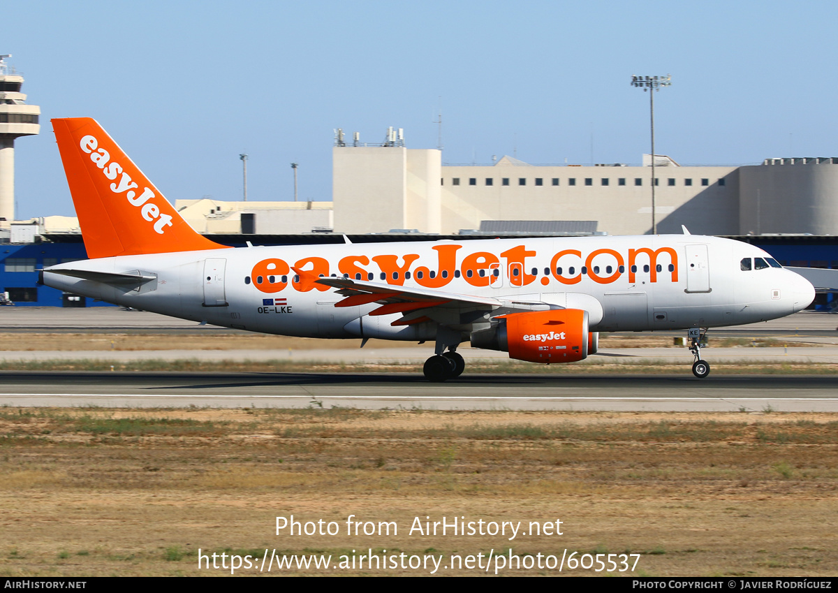 Aircraft Photo of OE-LKE | Airbus A319-111 | EasyJet | AirHistory.net #605537