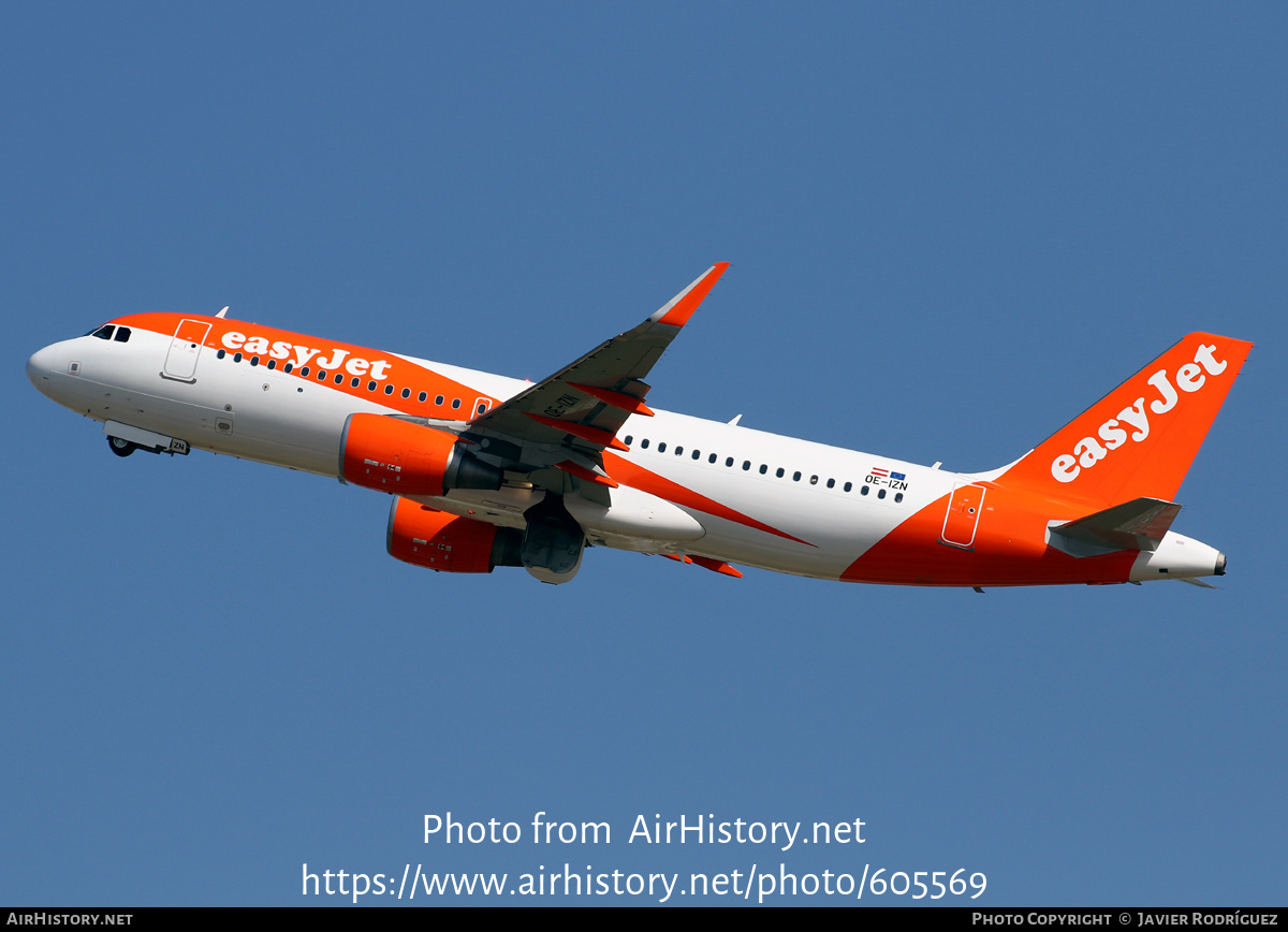 Aircraft Photo of OE-IZN | Airbus A320-214 | EasyJet | AirHistory.net #605569