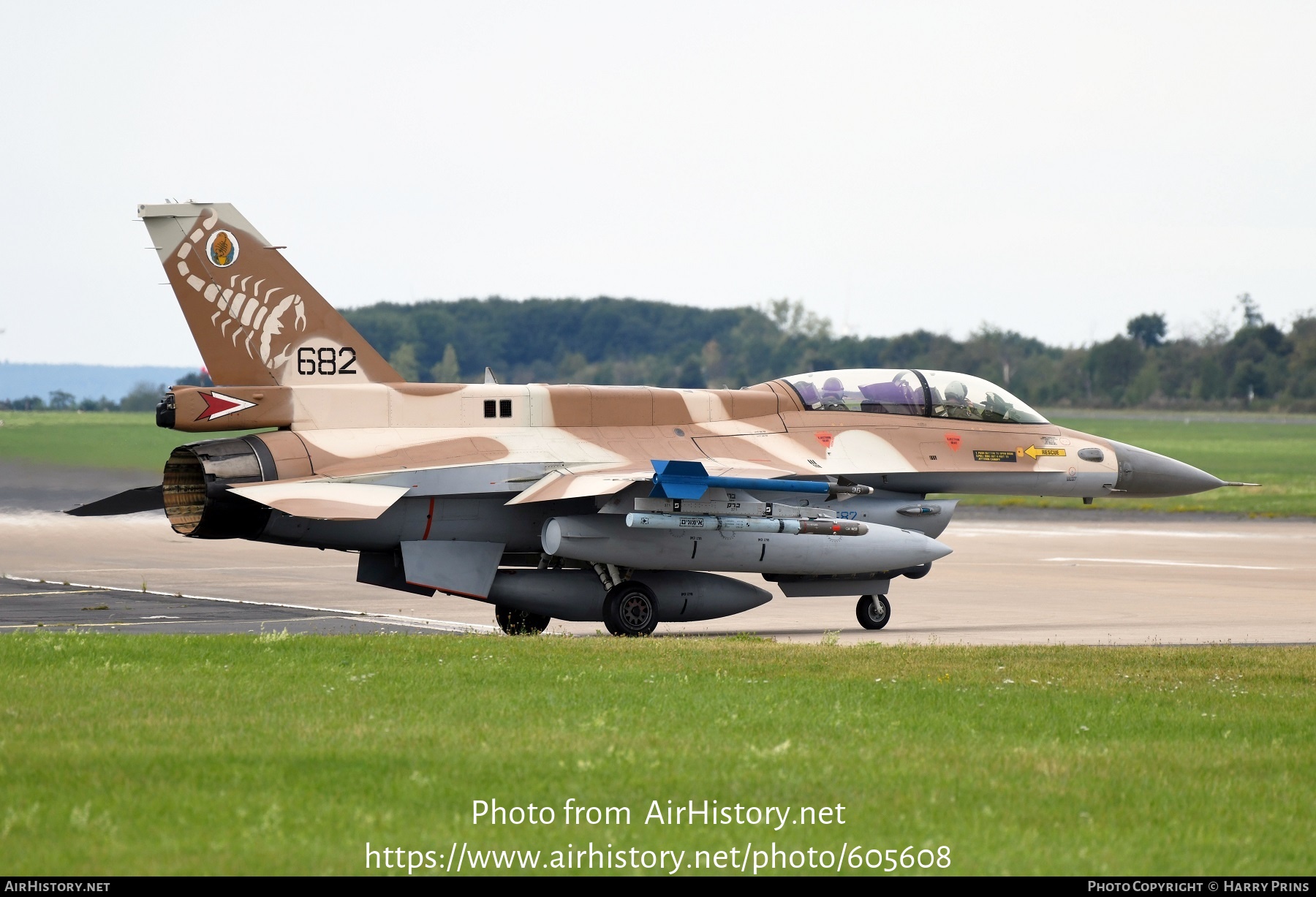 Aircraft Photo of 682 | General Dynamics F-16D Barak | Israel - Air Force | AirHistory.net #605608