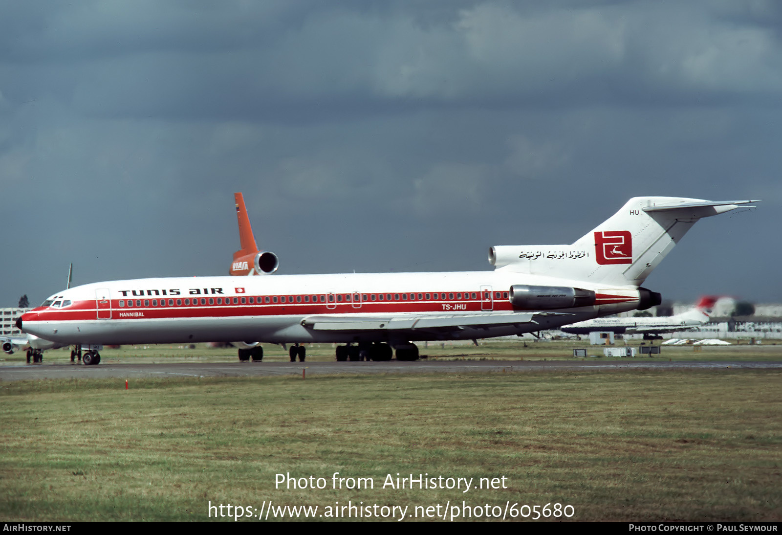 Aircraft Photo of TS-JHU | Boeing 727-2H3/Adv | Tunis Air | AirHistory.net #605680