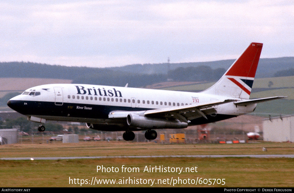 Aircraft Photo of G-BGDA | Boeing 737-236/Adv | British Airways | AirHistory.net #605705