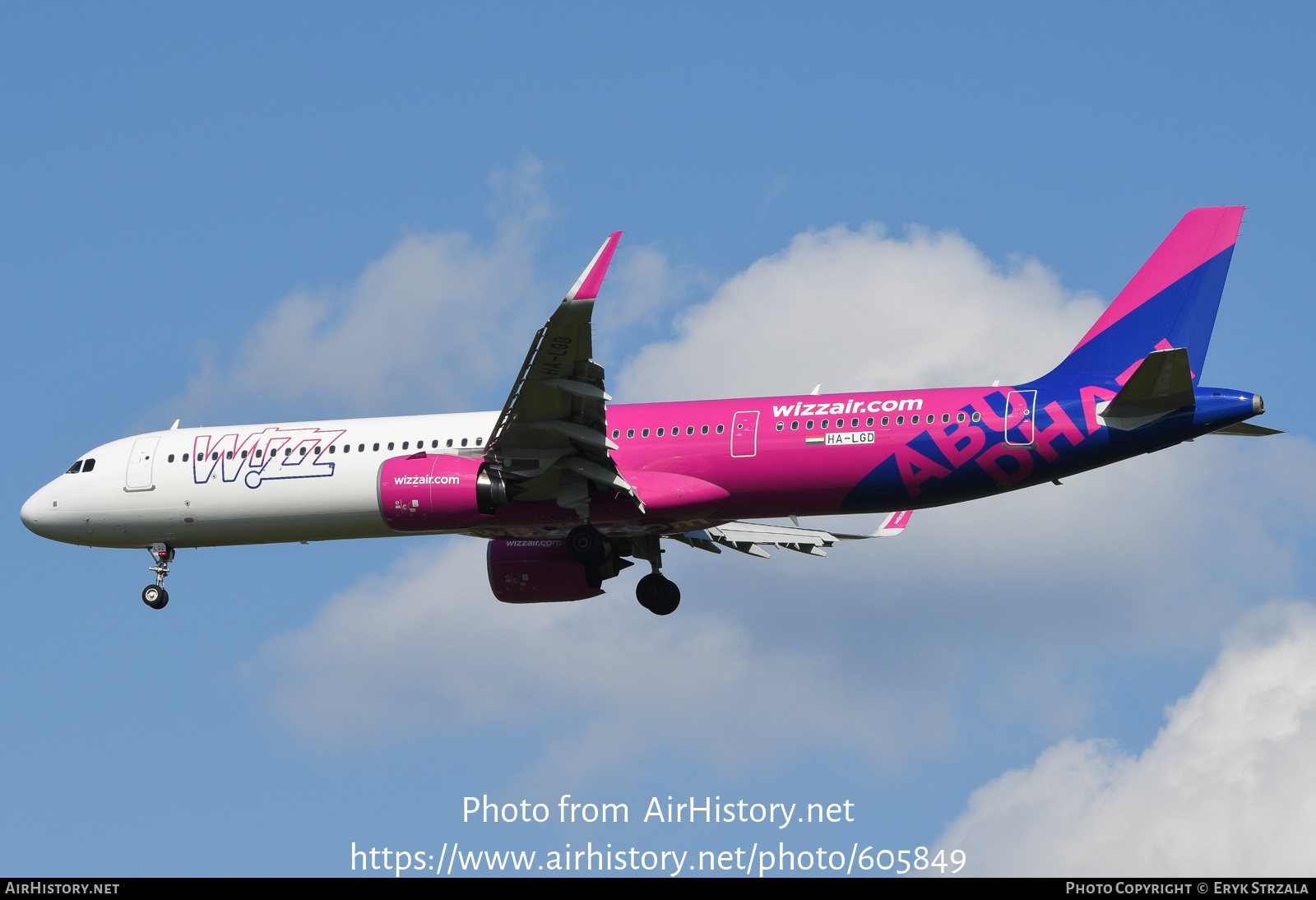 Aircraft Photo of HA-LGD | Airbus A321-271NX | Wizz Air | AirHistory.net #605849