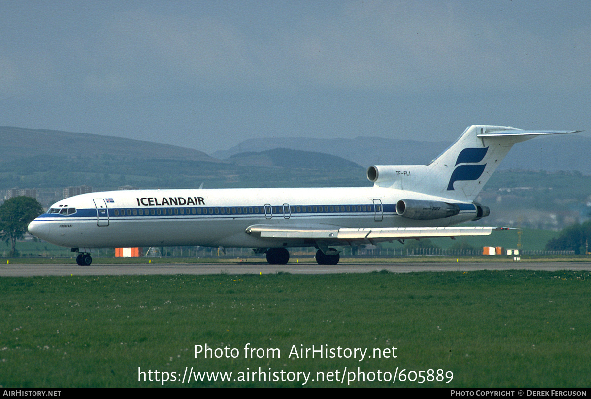 Aircraft Photo of TF-FLI | Boeing 727-208/Adv | Icelandair | AirHistory.net #605889