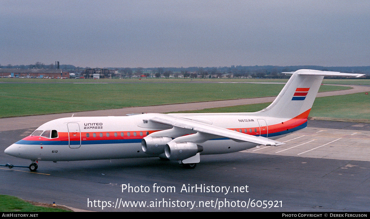 Aircraft Photo of N612AW | British Aerospace BAe-146-300 | United Express | AirHistory.net #605921