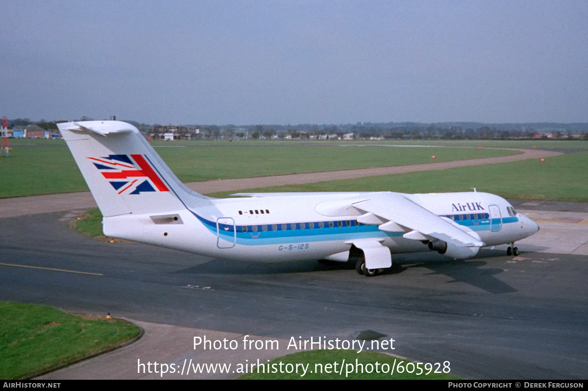 Aircraft Photo of G-5-125 / G-UKSC | British Aerospace BAe-146-300 | Air UK | AirHistory.net #605928