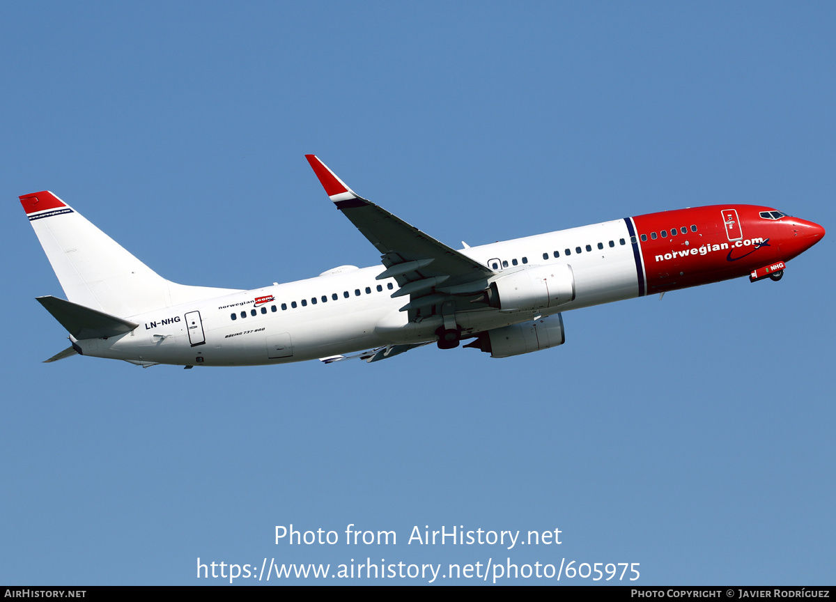 Aircraft Photo of LN-NHG | Boeing 737-8JP | Norwegian | AirHistory.net #605975