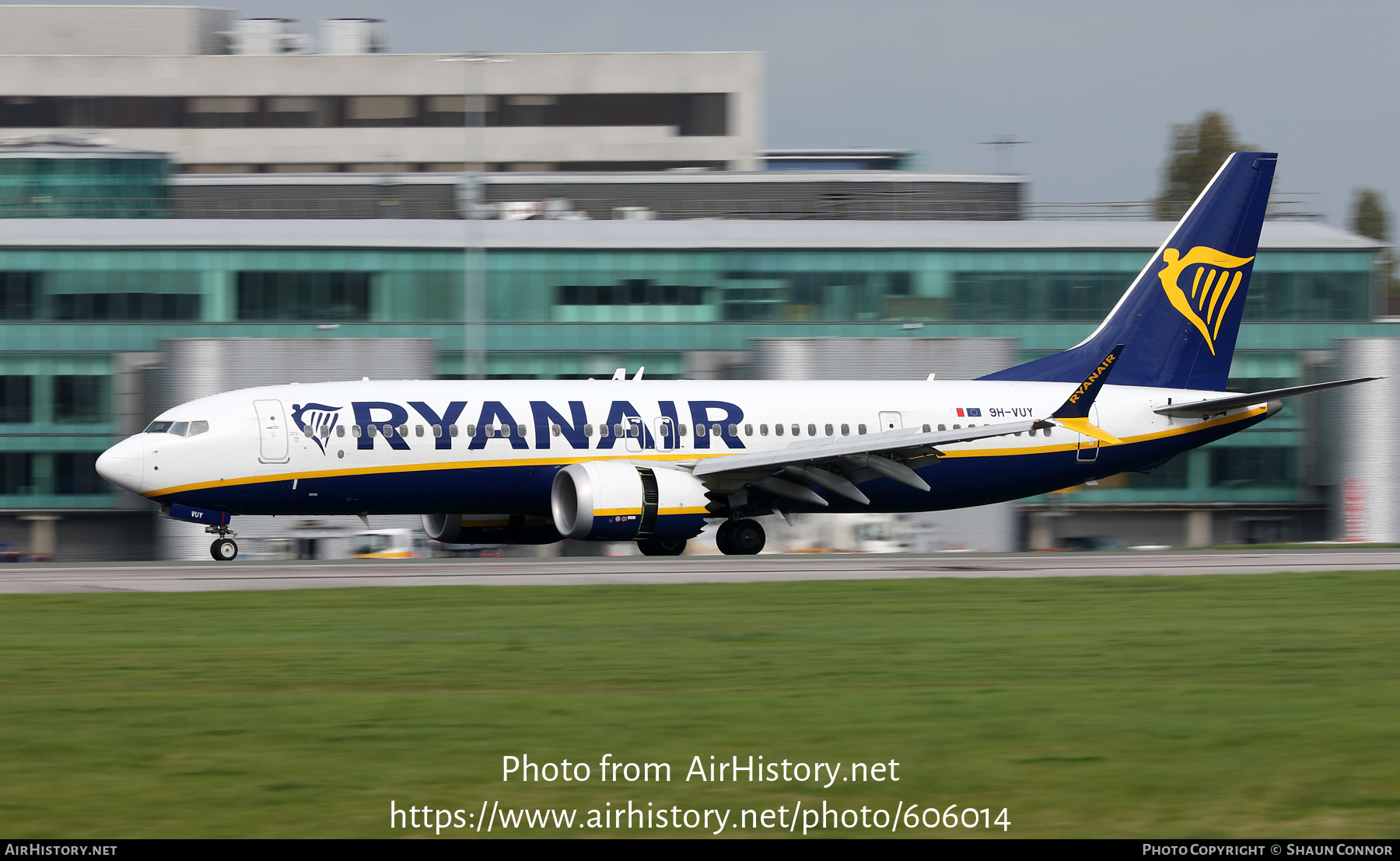 Aircraft Photo of 9H-VUY | Boeing 737-8200 Max 200 | Ryanair | AirHistory.net #606014