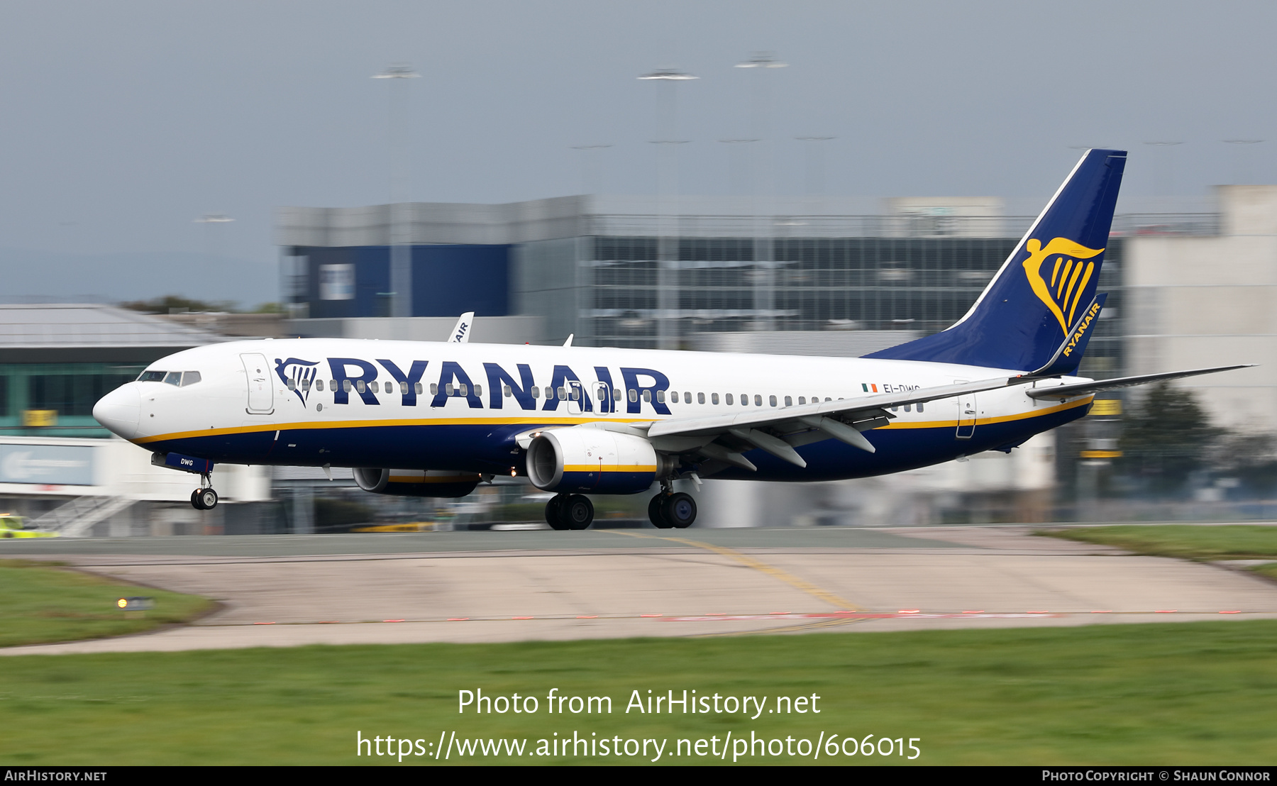 Aircraft Photo of EI-DWG | Boeing 737-8AS | Ryanair | AirHistory.net #606015