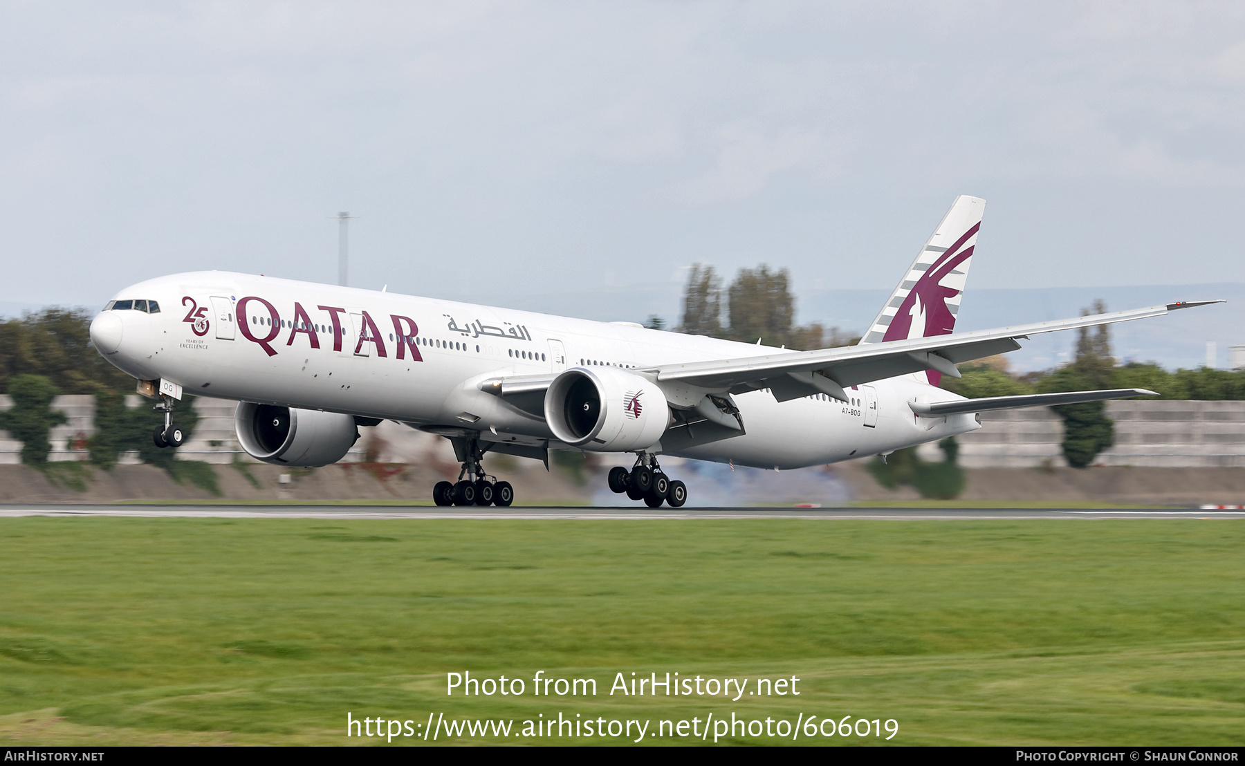 Aircraft Photo of A7-BOG | Boeing 777-3ZG/ER | Qatar Airways | AirHistory.net #606019