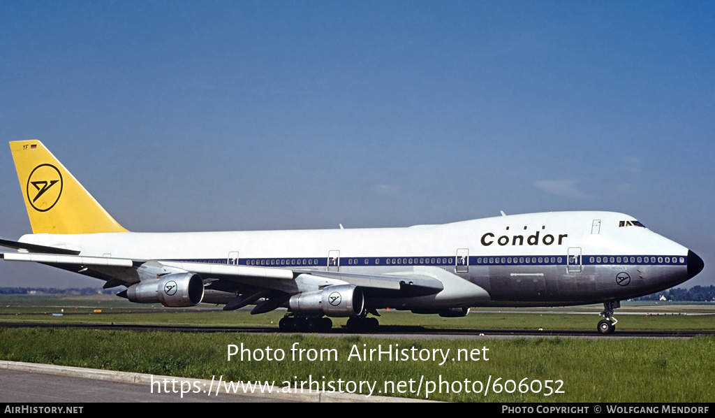 Aircraft Photo of D-ABYF | Boeing 747-230B | Condor Flugdienst | AirHistory.net #606052