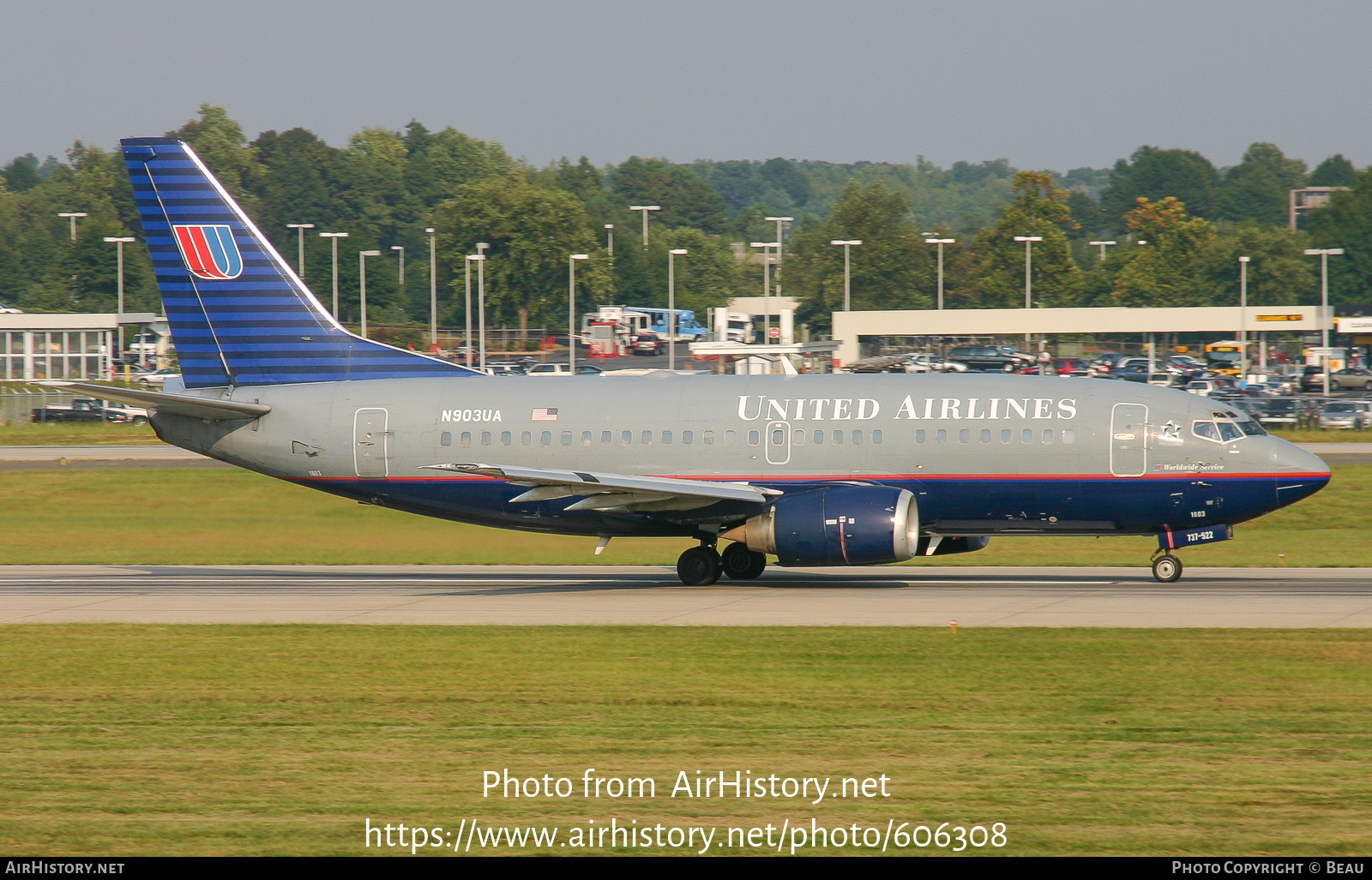 Aircraft Photo of N903UA | Boeing 737-522 | United Airlines | AirHistory.net #606308